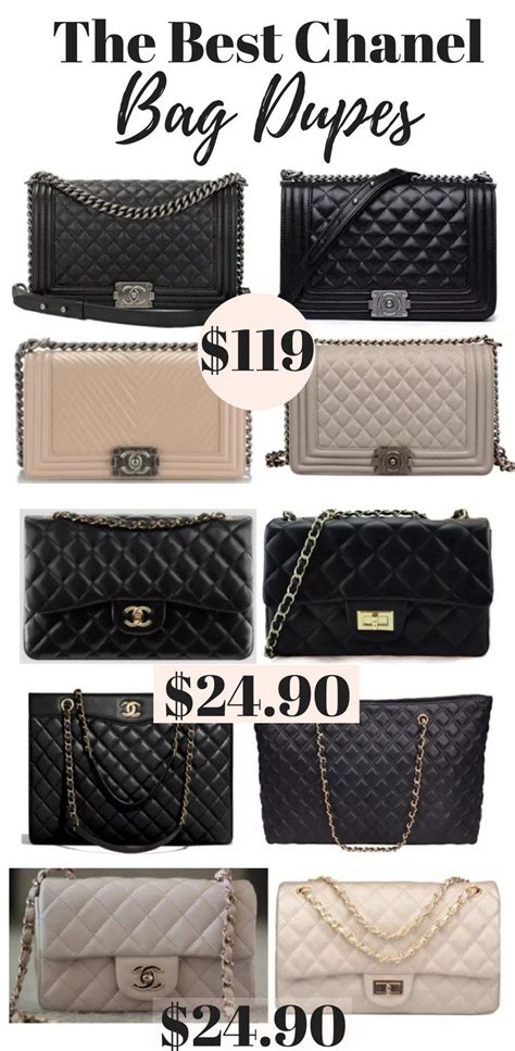 chanel boy bag dupe|best chanel knockoff handbags.